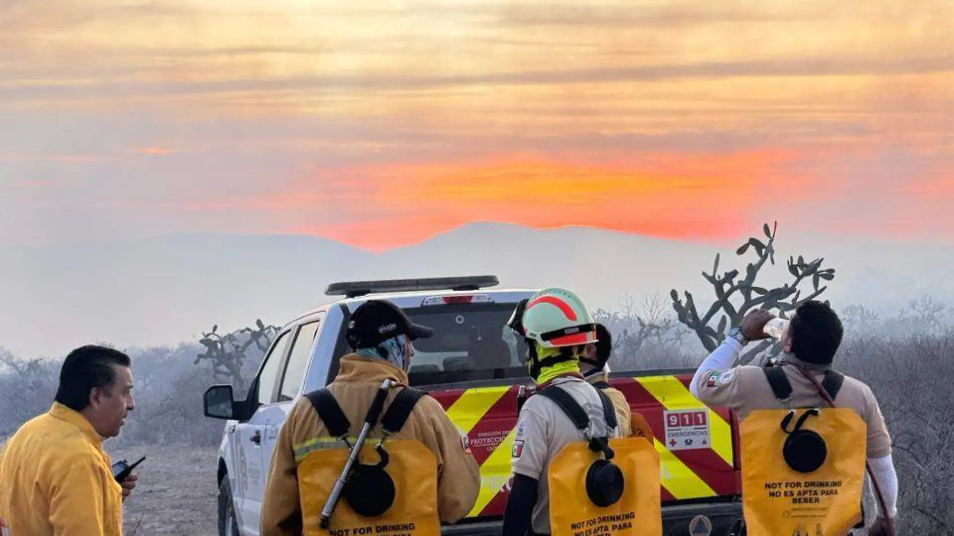 INCENDIO FORESTAL - Cortesía Protección Civil de León (4)